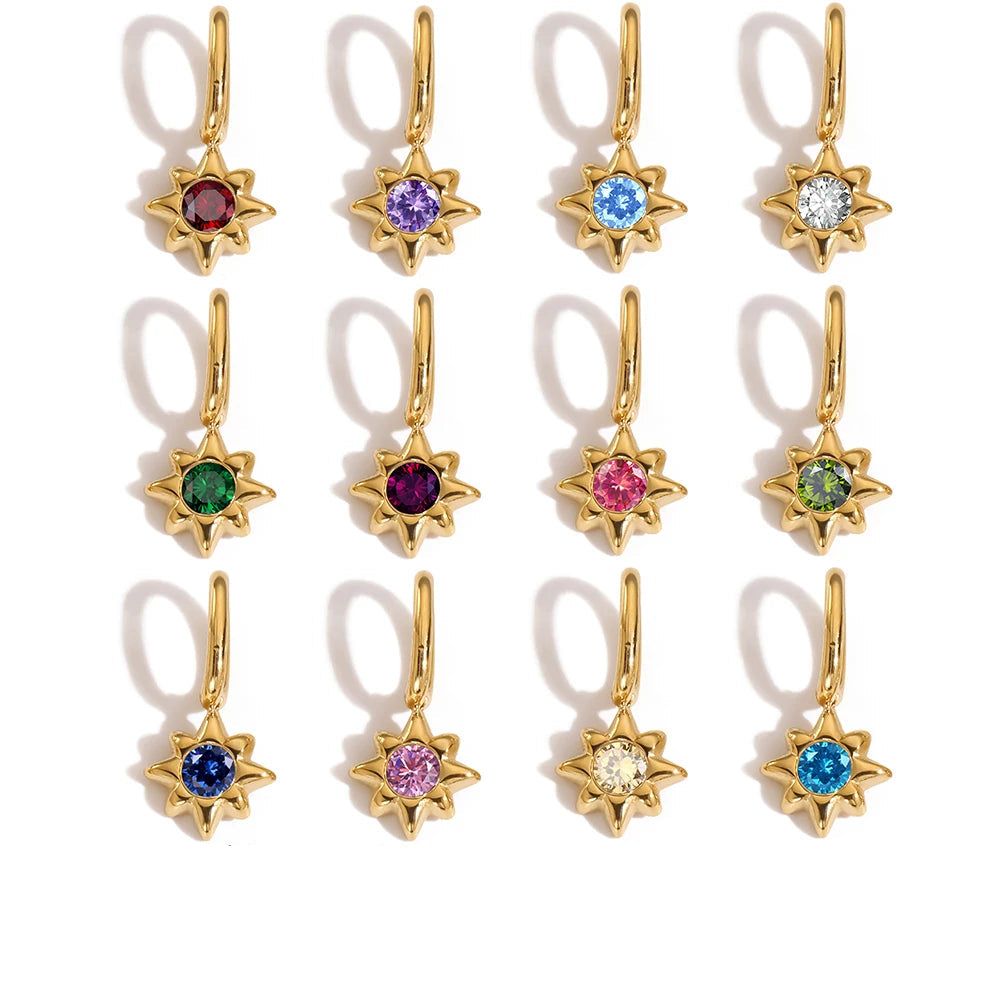 Star Pendant Birthstones Charms – view 2