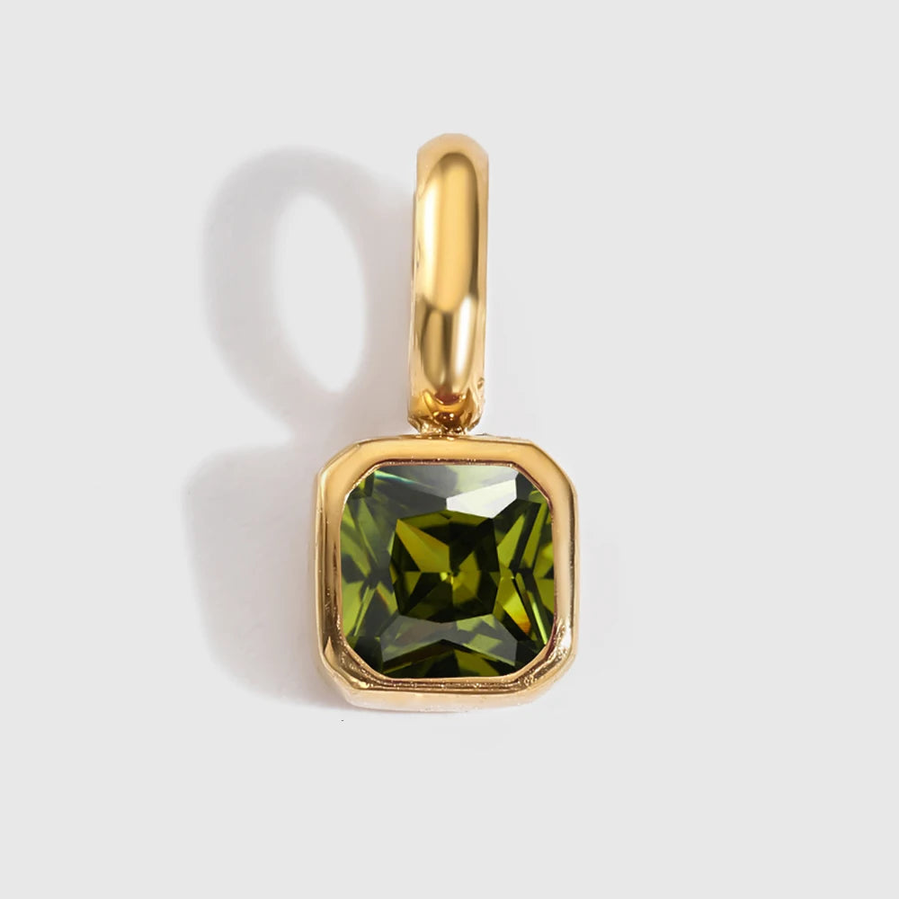 Octagon Birthstone Charms – view 12