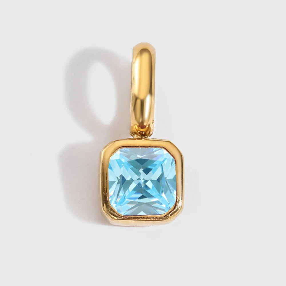Octagon Birthstone Charms – view 15