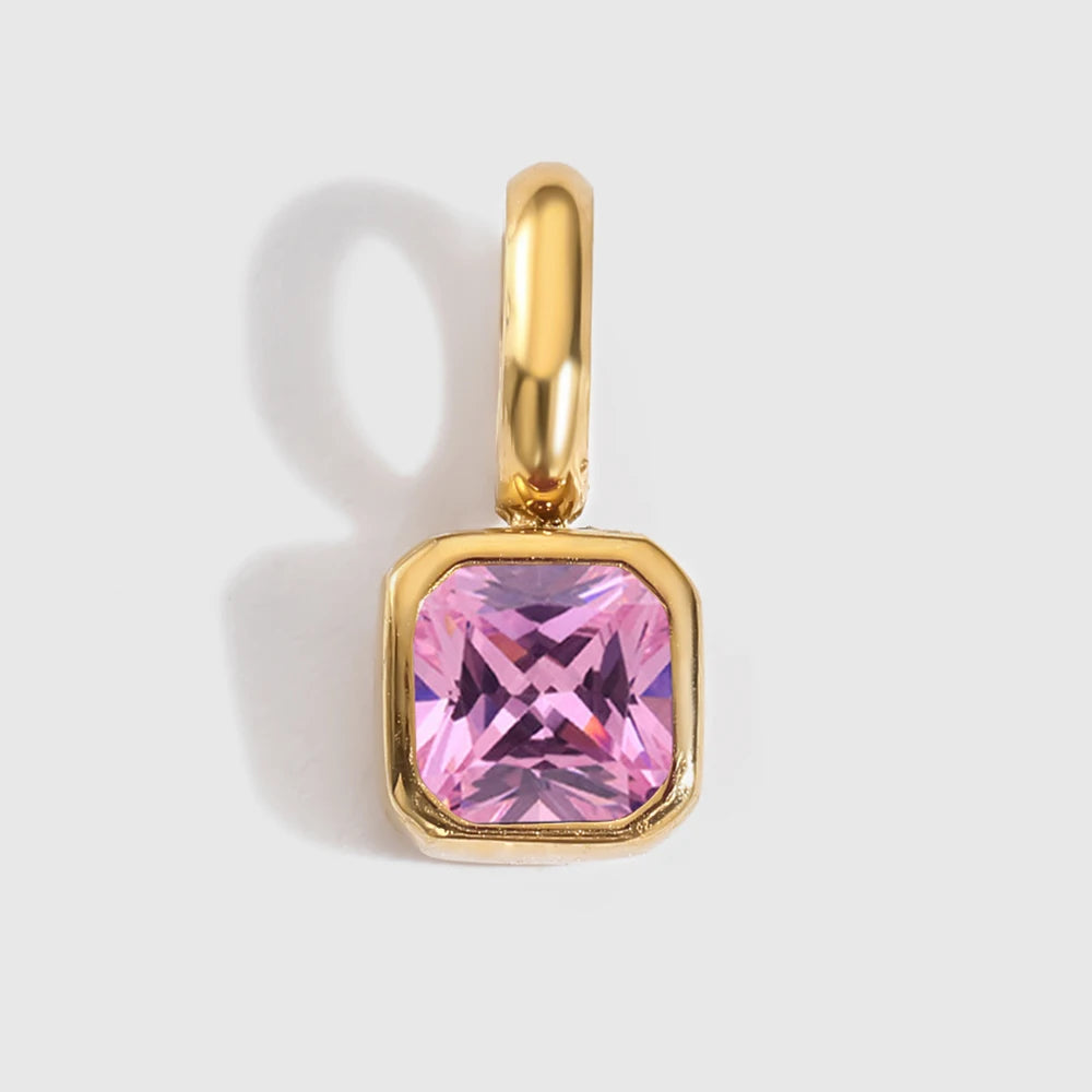 Octagon Birthstone Charms – view 17