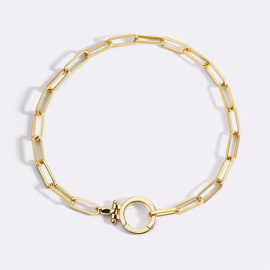 Paperclip Chain Bracelet