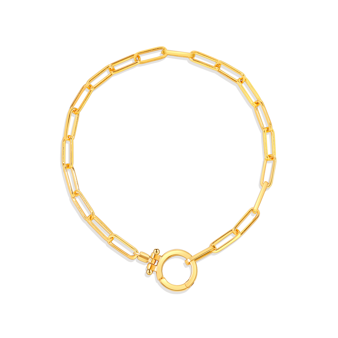 Paperclip Chain Bracelet