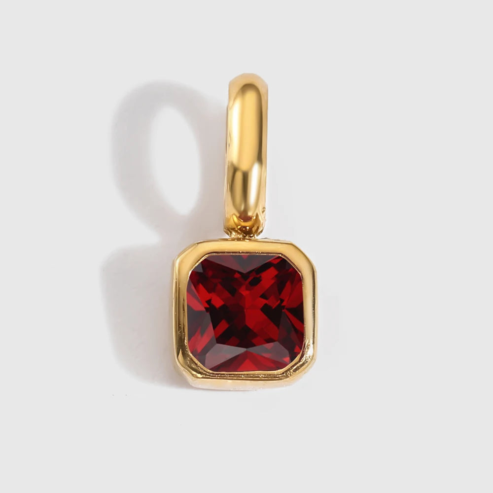 Octagon Birthstone Charms – view 14