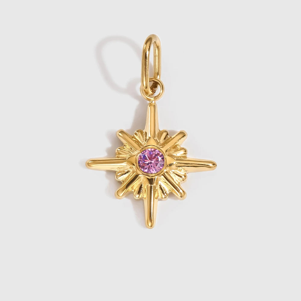 Star Shiny Birthstone Charms – view 13