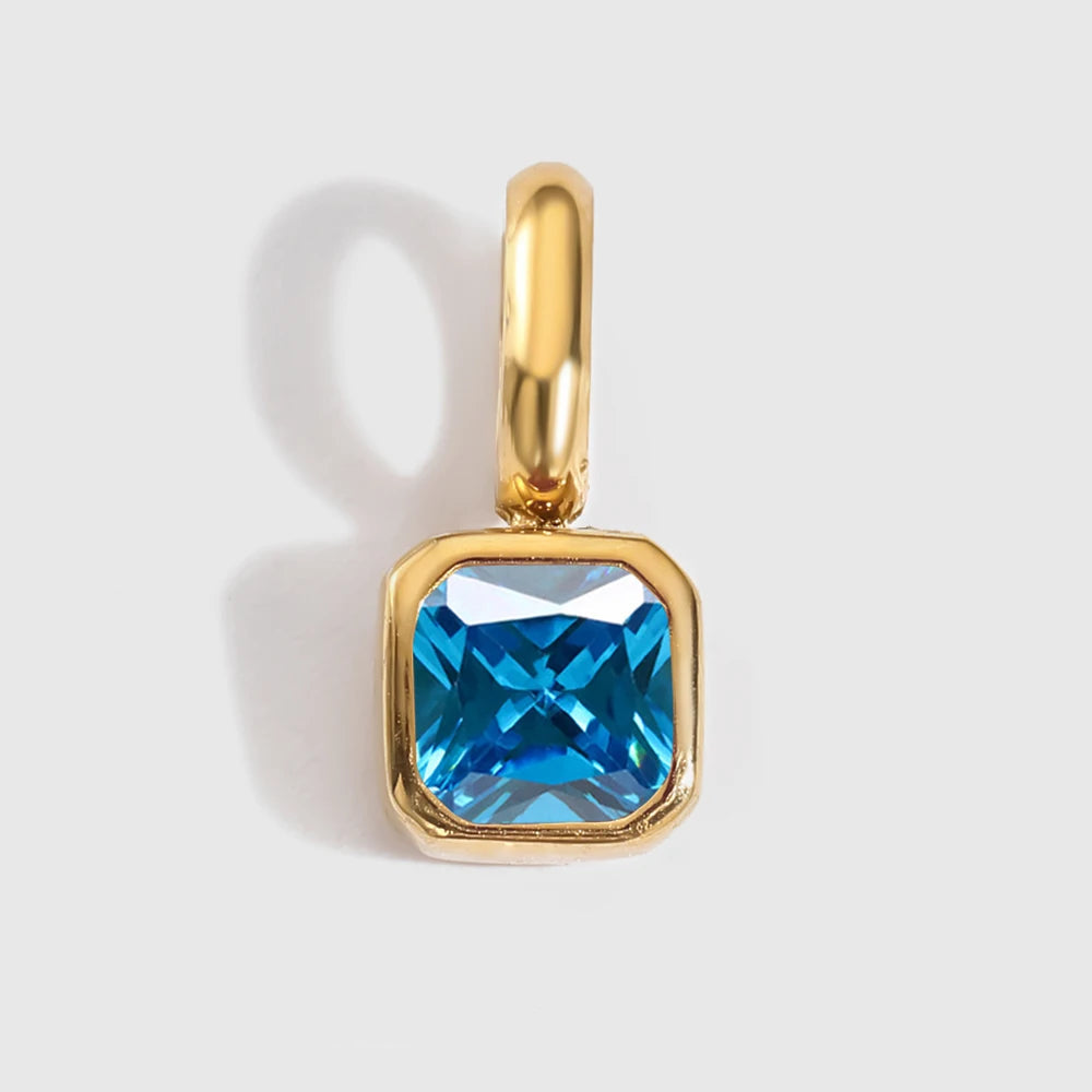 Octagon Birthstone Charms – view 8