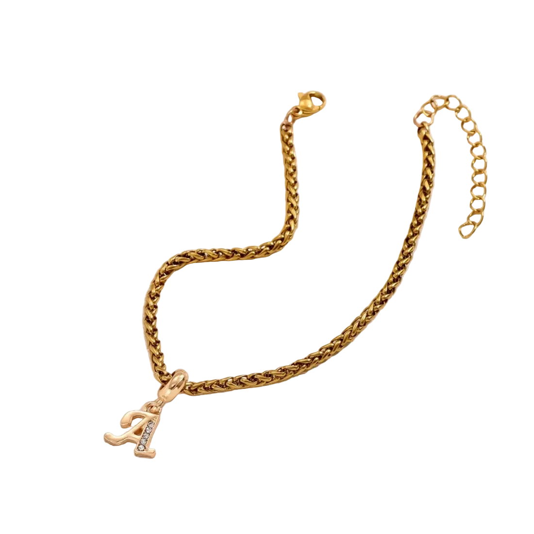 Savaé Initial Charm Bracelet in gold and silver colour options
