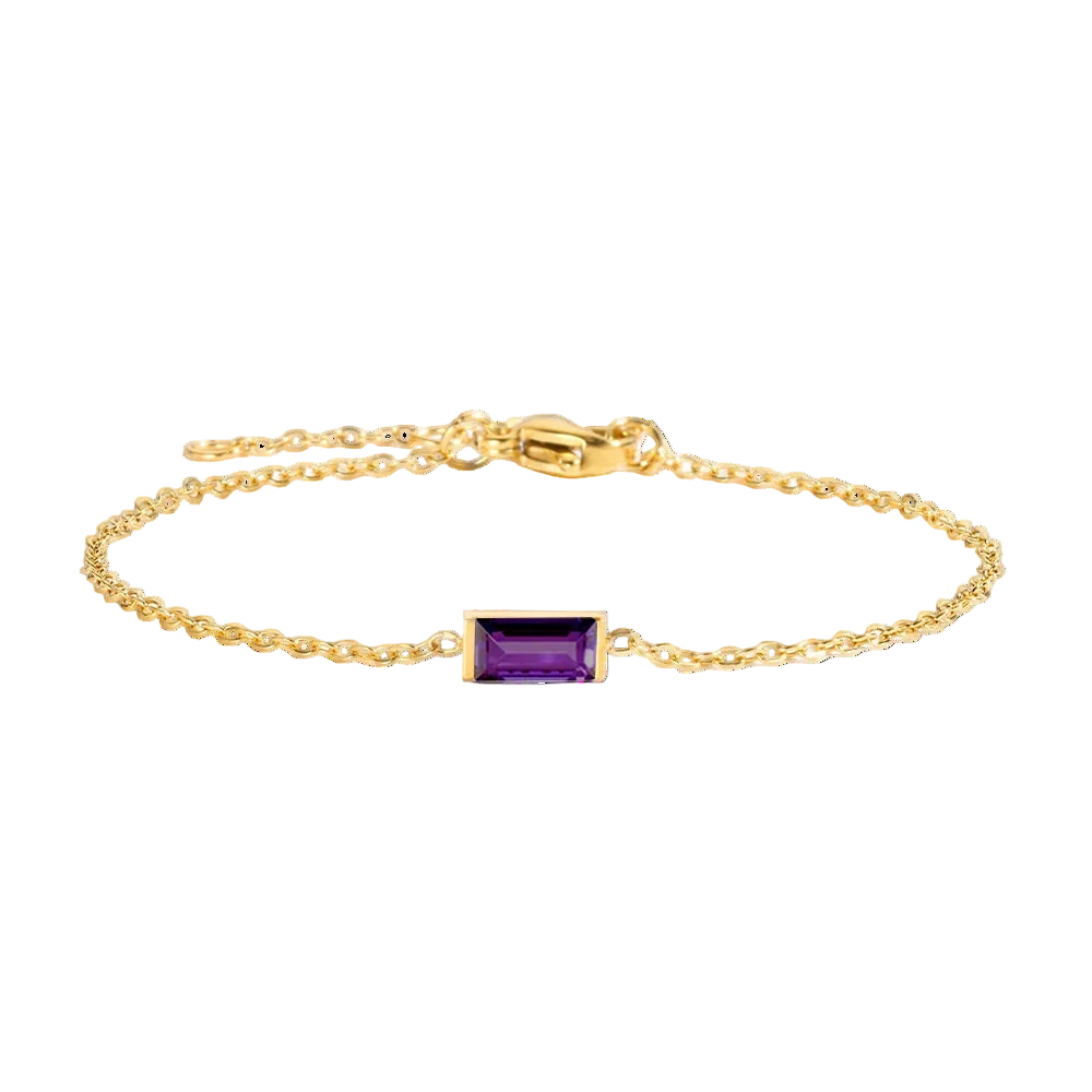 Personalised birthstone bracelet gift for a best friend