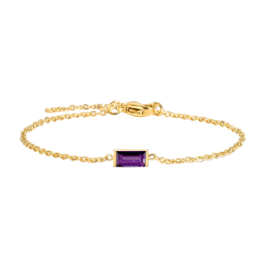 Personalised birthstone bracelet gift for a best friend