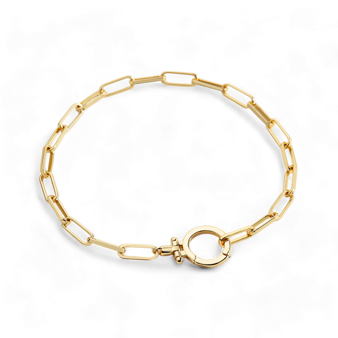 Savaé Design paperclip chain bracelet