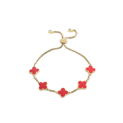 Clover Enamel Bracelet