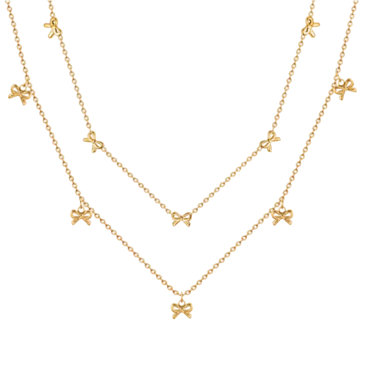Celeste Bow Chain Necklace