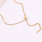 Mother Of Pearl Heart Initial Necklace