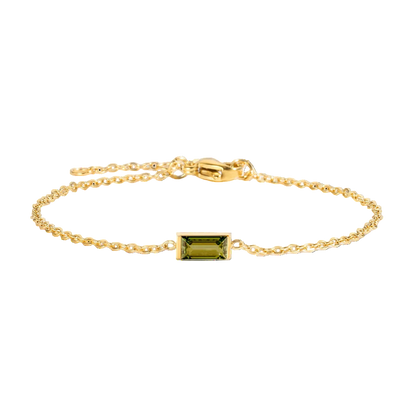 Square Birthstone Bracelet