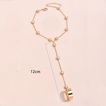 Shahmaran Bracelet Heart Link Chain
