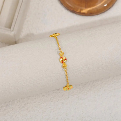 Cute Donut Charm Bracelet