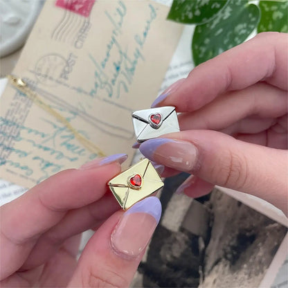 Envelope Heart Necklace