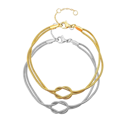 Snake Chain Knot Bracelet