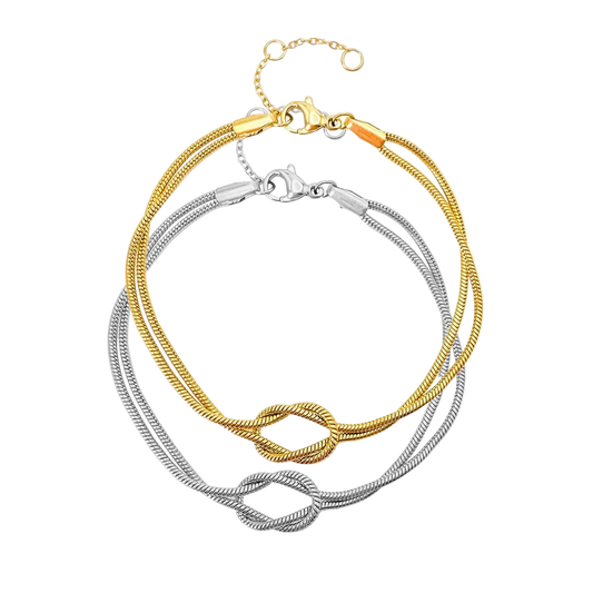 Snake Chain Knot Bracelet