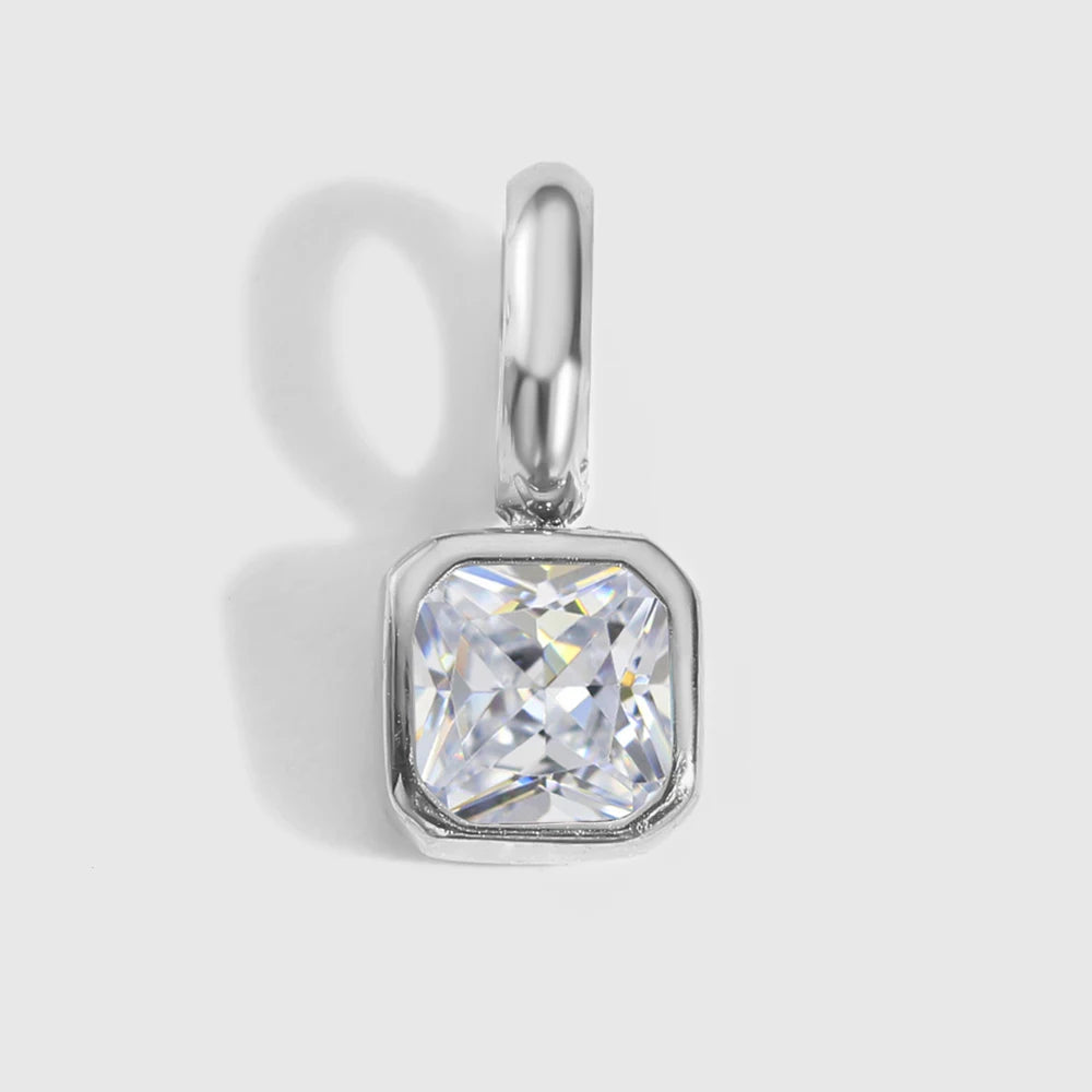 Octagon Birthstone Charms