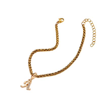 Initial Charm Bracelet – Gold & Silver