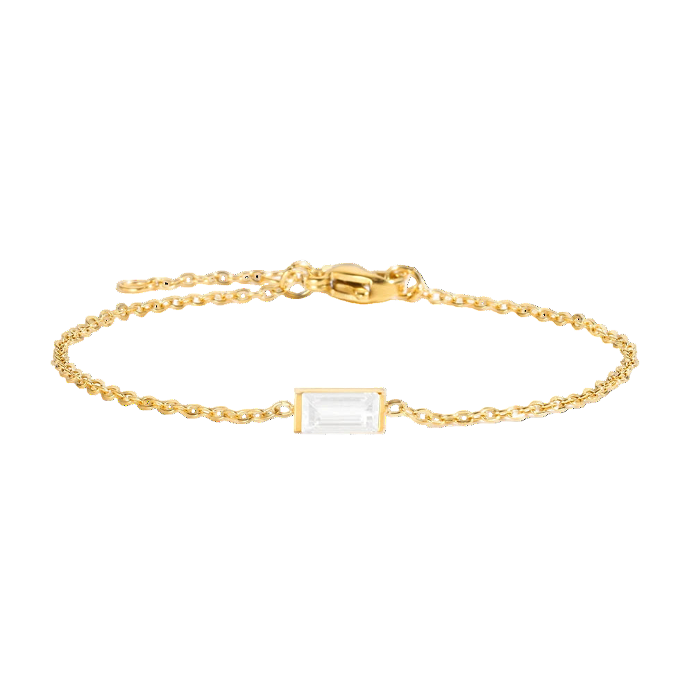 Square Birthstone Bracelet
