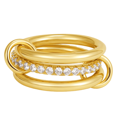 18K Gold Plated Stacking Ring