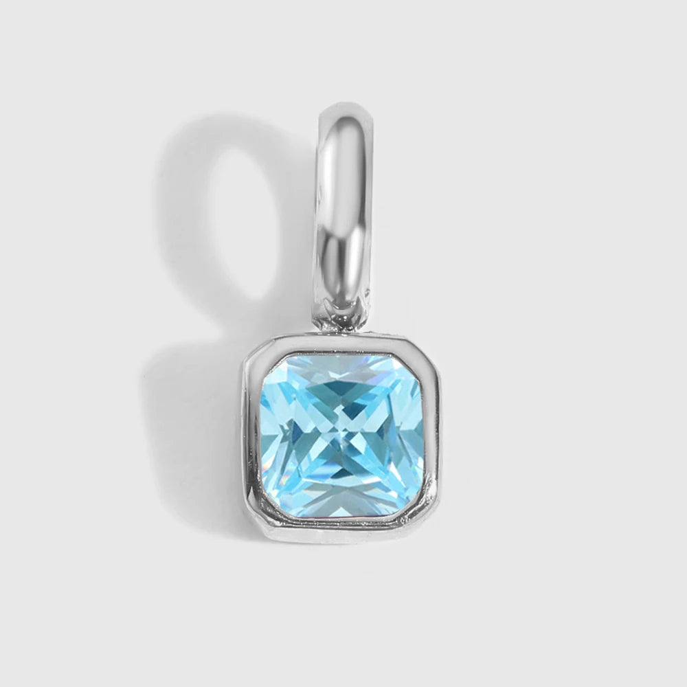Octagon Birthstone Charms
