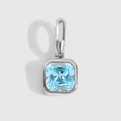 Octagon Birthstone Charms