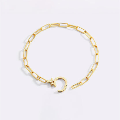 Paperclip Chain Bracelet