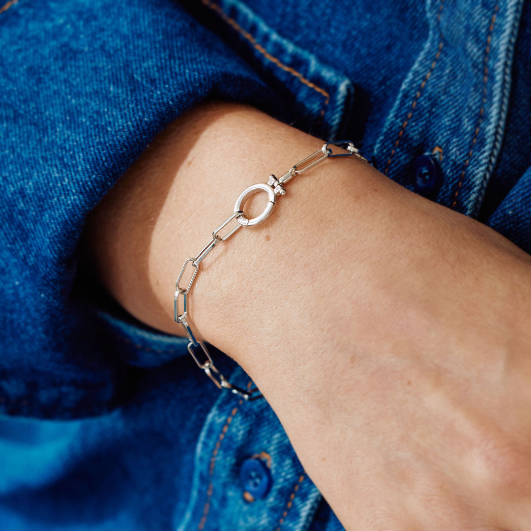 Paperclip Chain Bracelet