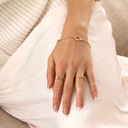 Paperclip Chain Bracelet