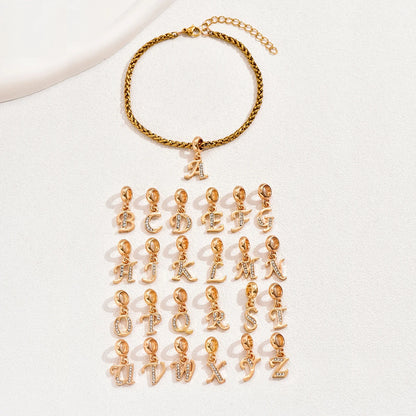 Initial Charm Bracelet – Gold & Silver