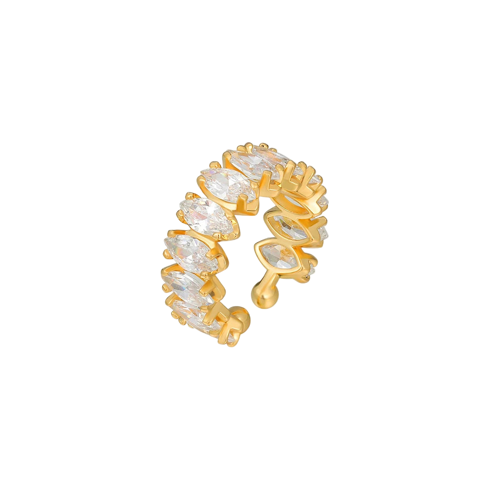 Marquise-Cut Zircon Ring